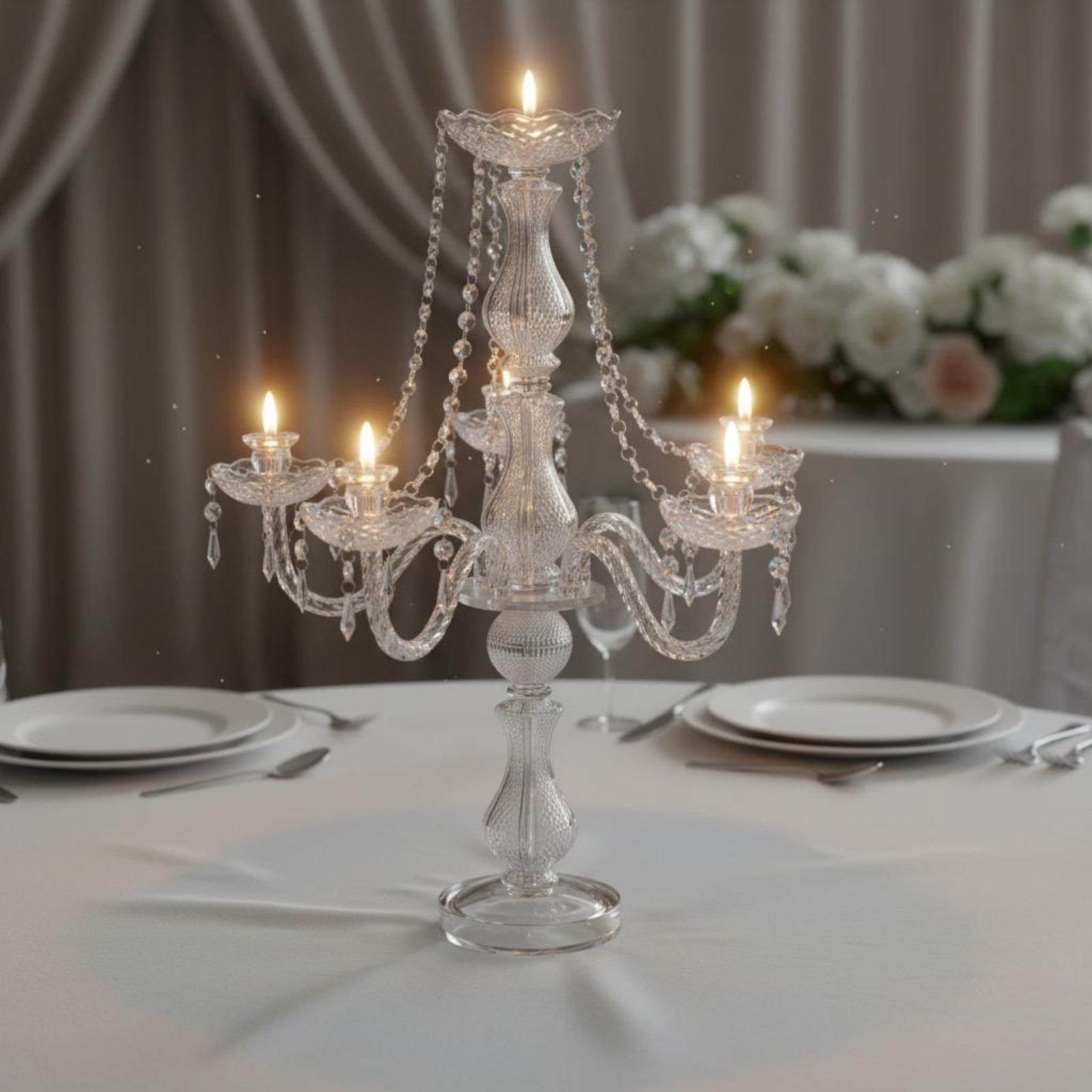 Crystal Candelabra Elegant Wed - đánh giá và giá Candle Making Tutorial