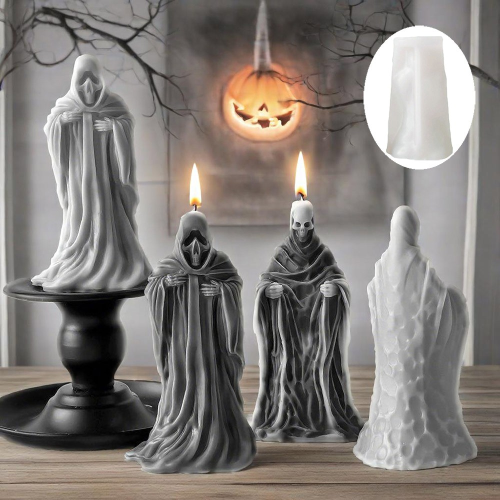 Candle Making Tutorial - 3D Skeleton Scent Candle Silicone Mold