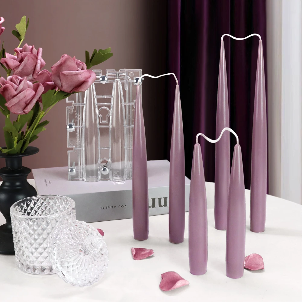 Candle Making Tutorial - Double Pointed Column Candle Acrylic Mould