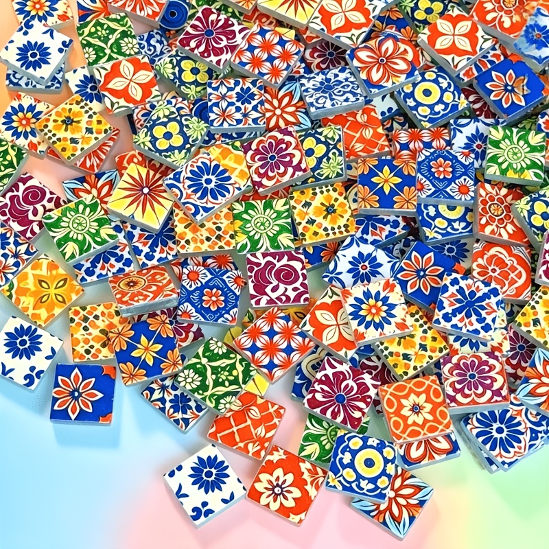 Candle Making Uk - 100/200g of Colorful Mosaic Materials, 2.3*2.3cm