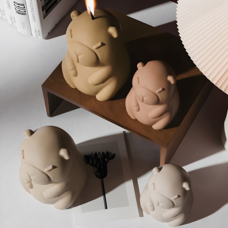 Capybara Pudding Baking Silico - đánh giá và giá Candle Making Tutorial