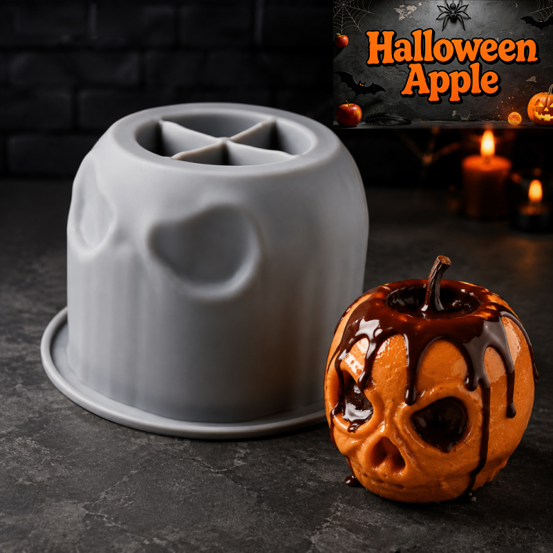 Halloween skull apple silicone - đánh giá và giá Candle Making Tutorial