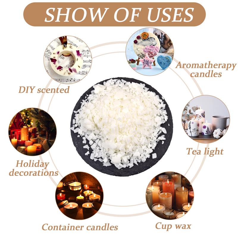 50-1000g Natural Pure Soy Wax  - đánh giá và giá Candle Making Uk
