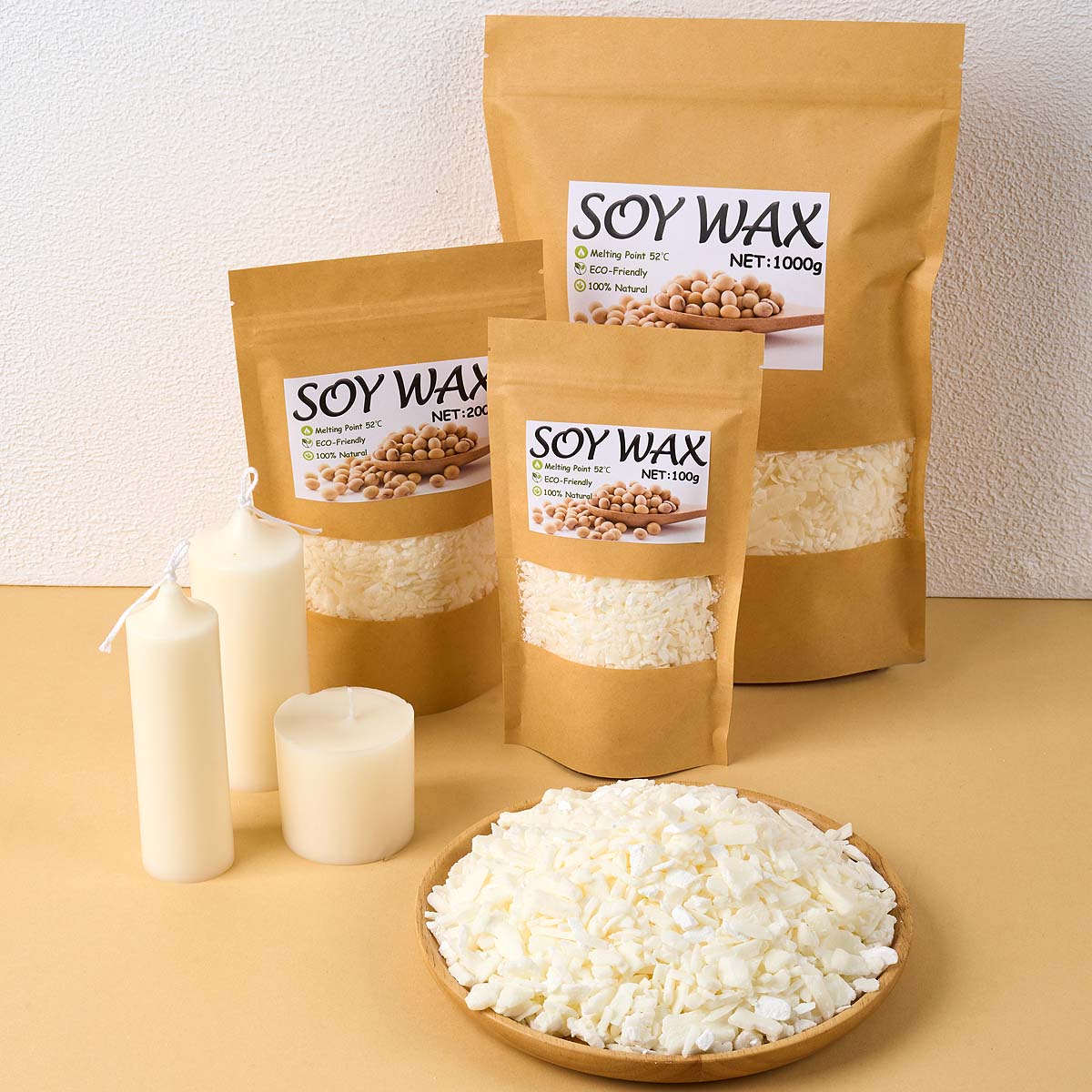 1 Pounds Pure White Soy Wax Fo - đánh giá và giá Candle Making Uk