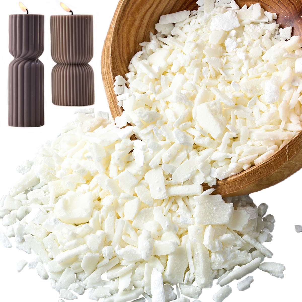 1 Pounds Pure White Soy Wax Fo - đánh giá và giá Candle Making Uk
