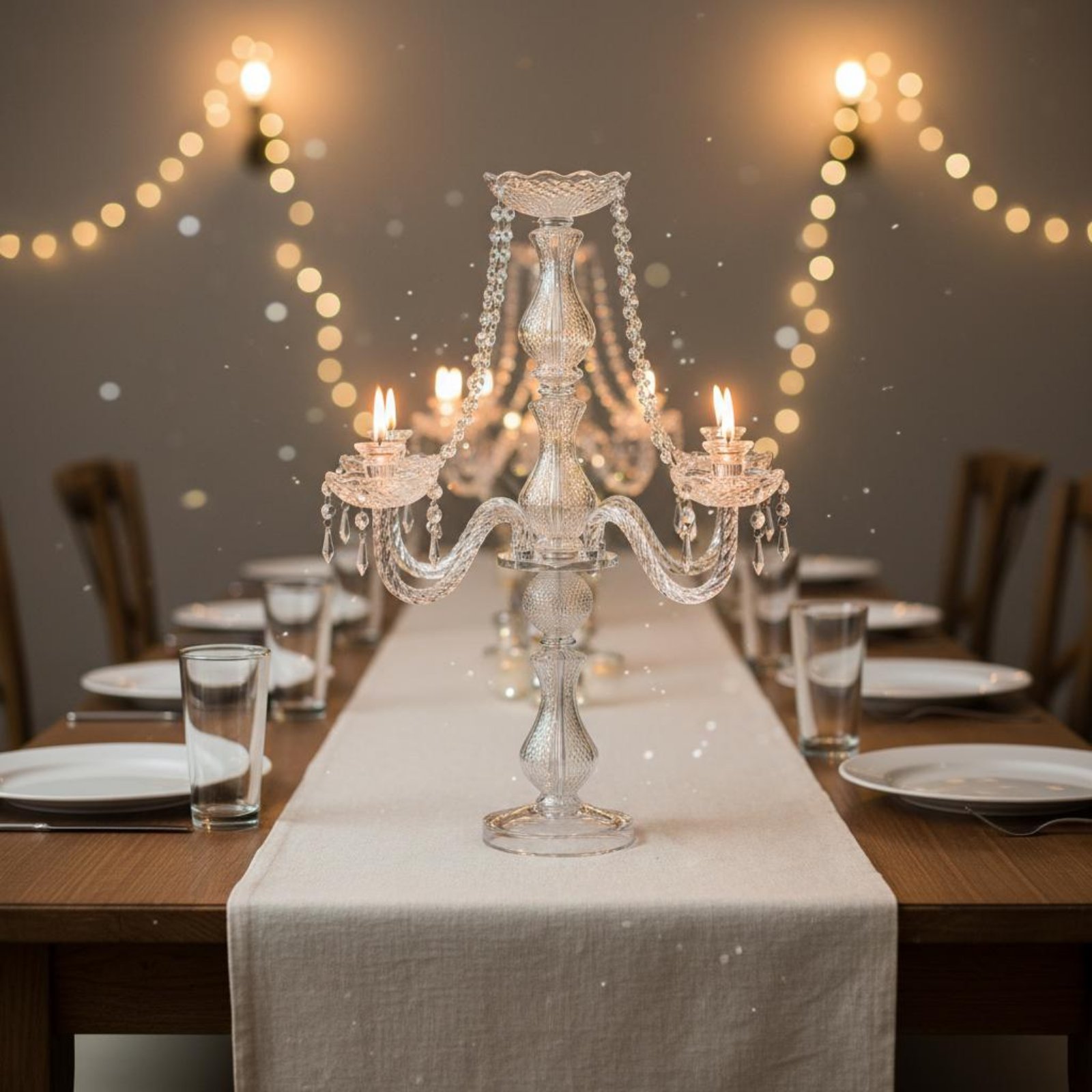 Crystal Candelabra Elegant Wed - đánh giá và giá Candle Making Uk