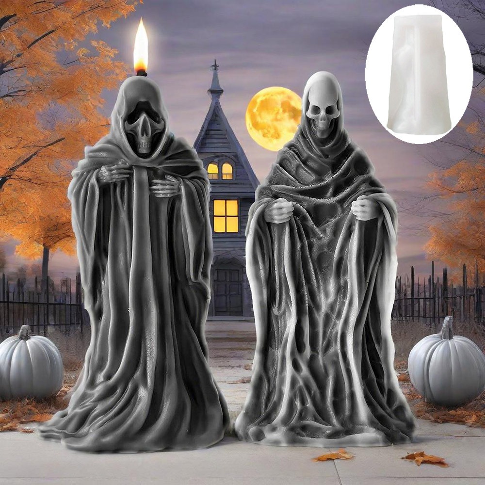 3D Skeleton Scent Candle Silic - đánh giá và giá Candle Making Tutorial