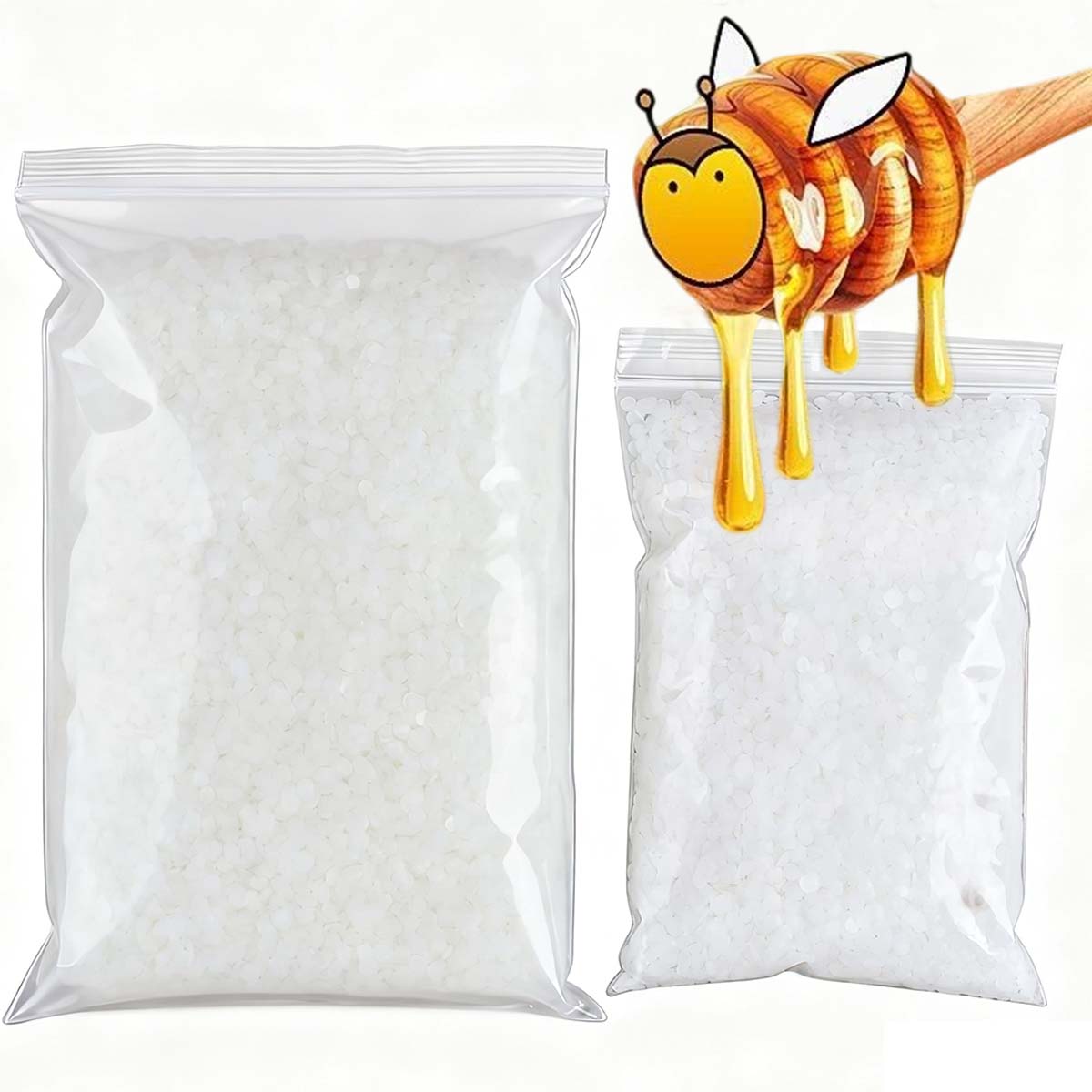 200g-1000g White Beeswax Pure  - đánh giá và giá Candle Making Uk